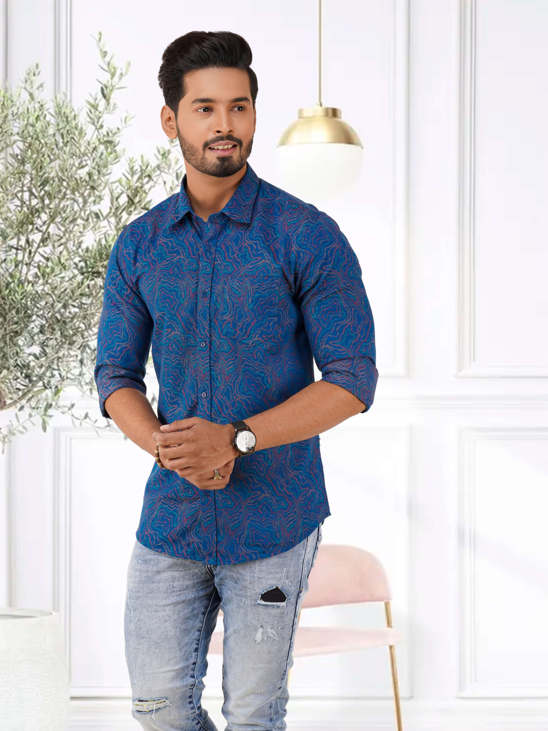 Full Sleeve Regular Fit Shirt | Easy Fashion Ltd.