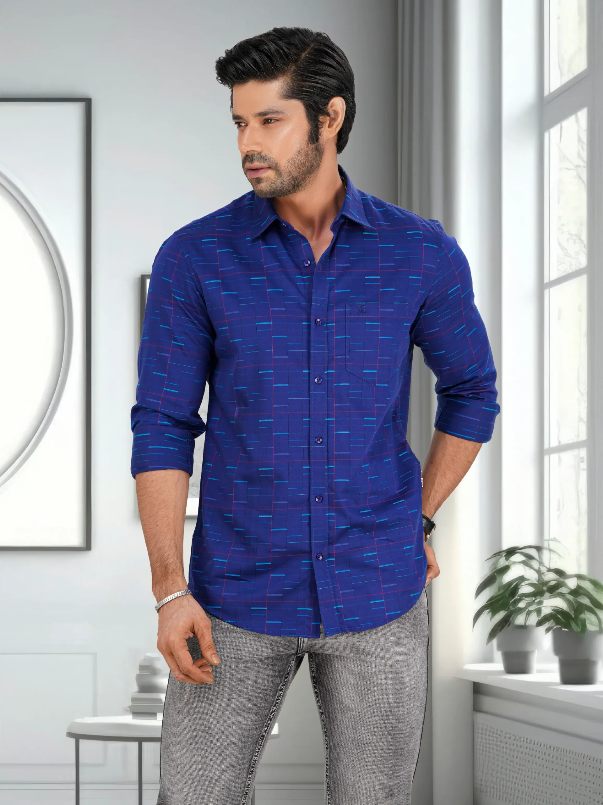 Full Sleeve Classic Fit Shirt | Easy Fashion Ltd.