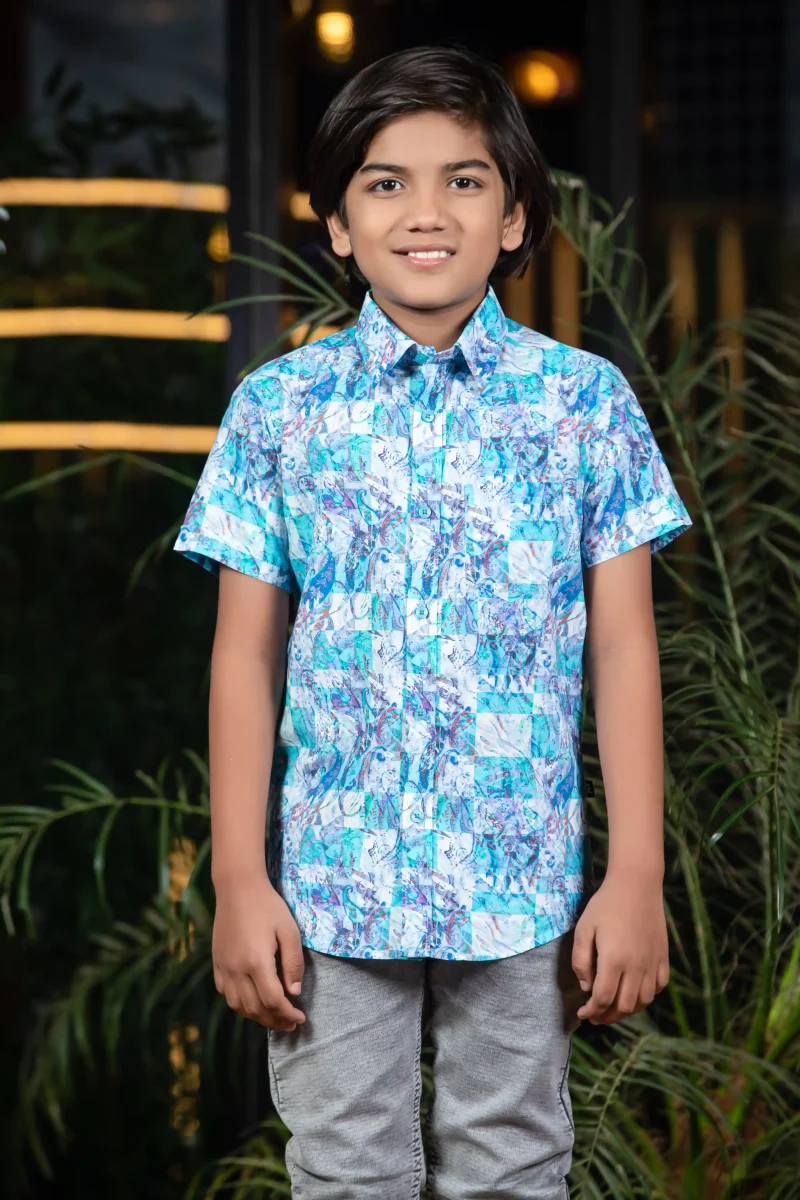 Boys Half Sleeve Shirt