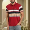 Stripe Polo T-Shirt