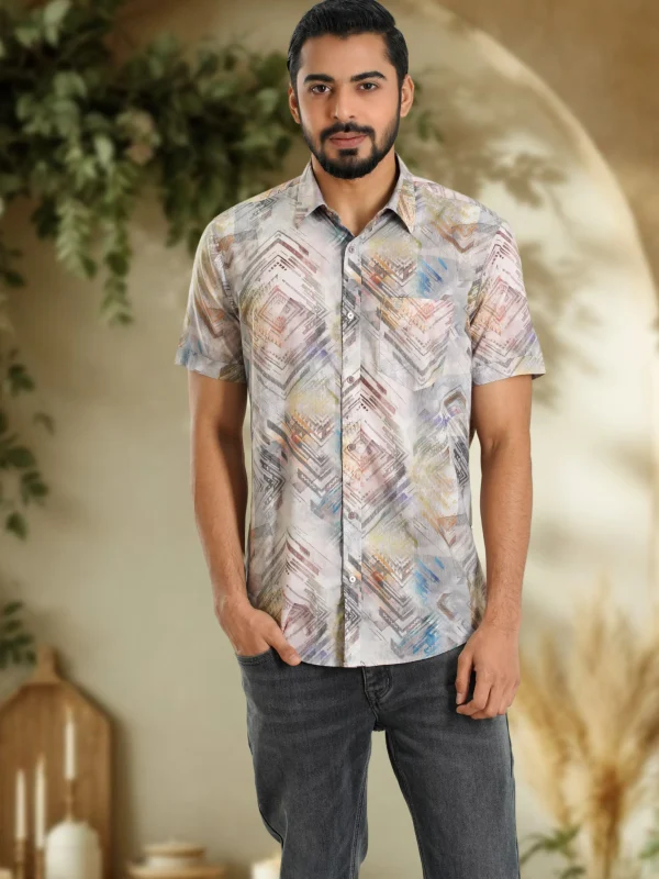 Regular Fit Shirt Half