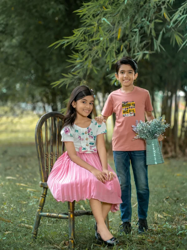 Junior Boys T-Shirt & Junior Girls Frock