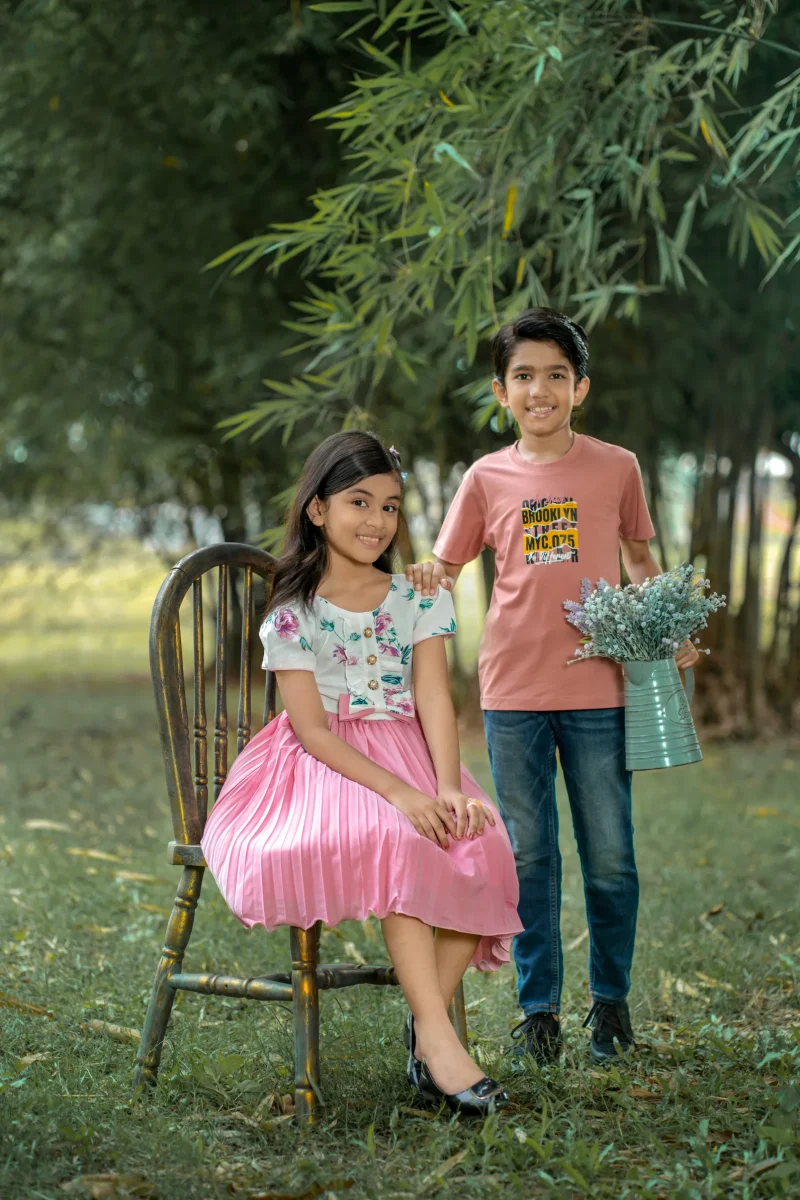 Junior Boys T-Shirt & Junior Girls Frock