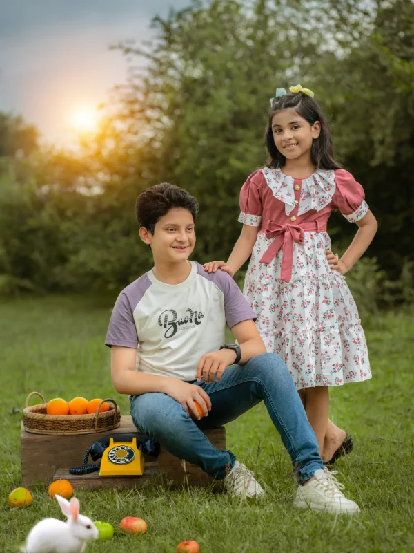Junior Boys T-Shirt & Junior Girls Frock