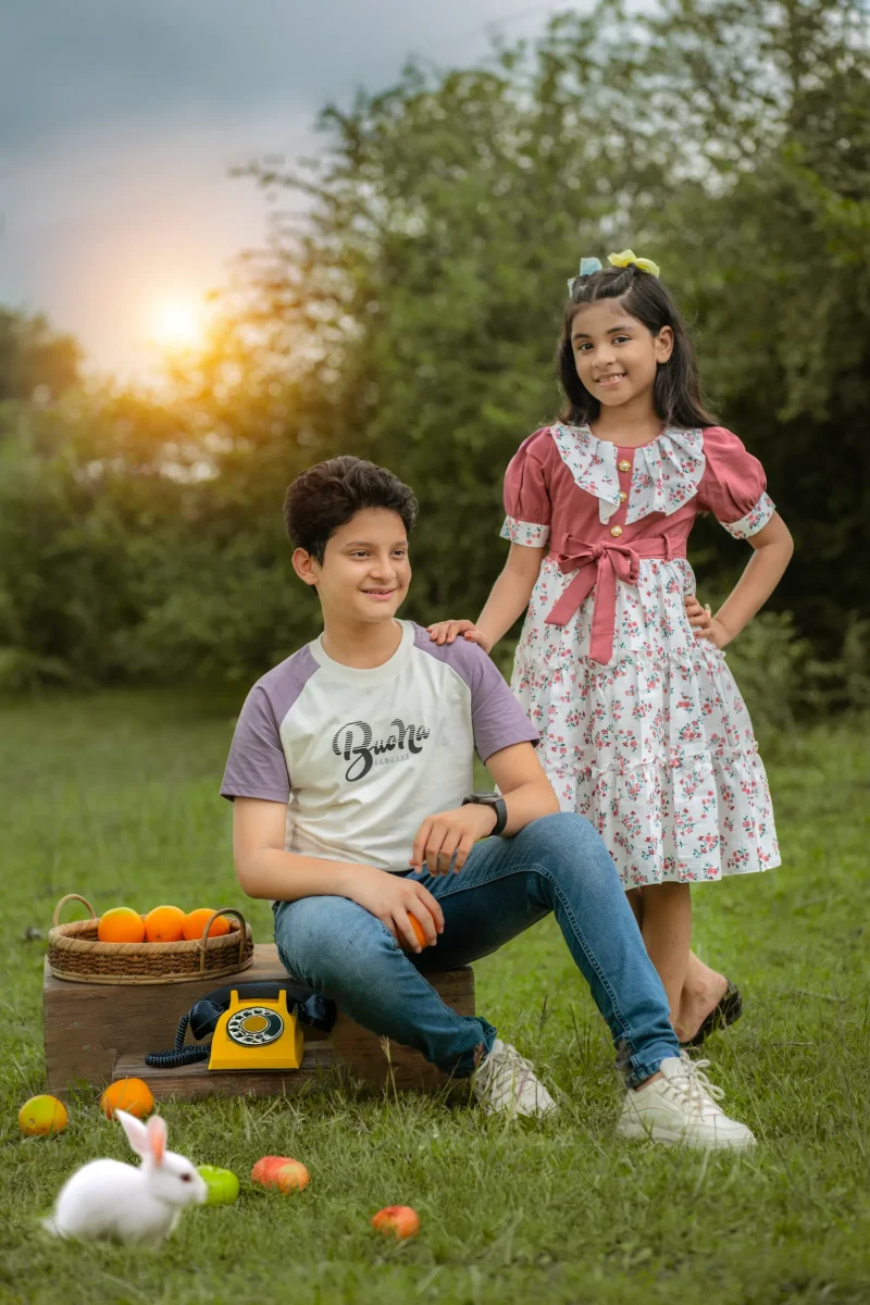 Junior Boys T-Shirt & Junior Girls Frock