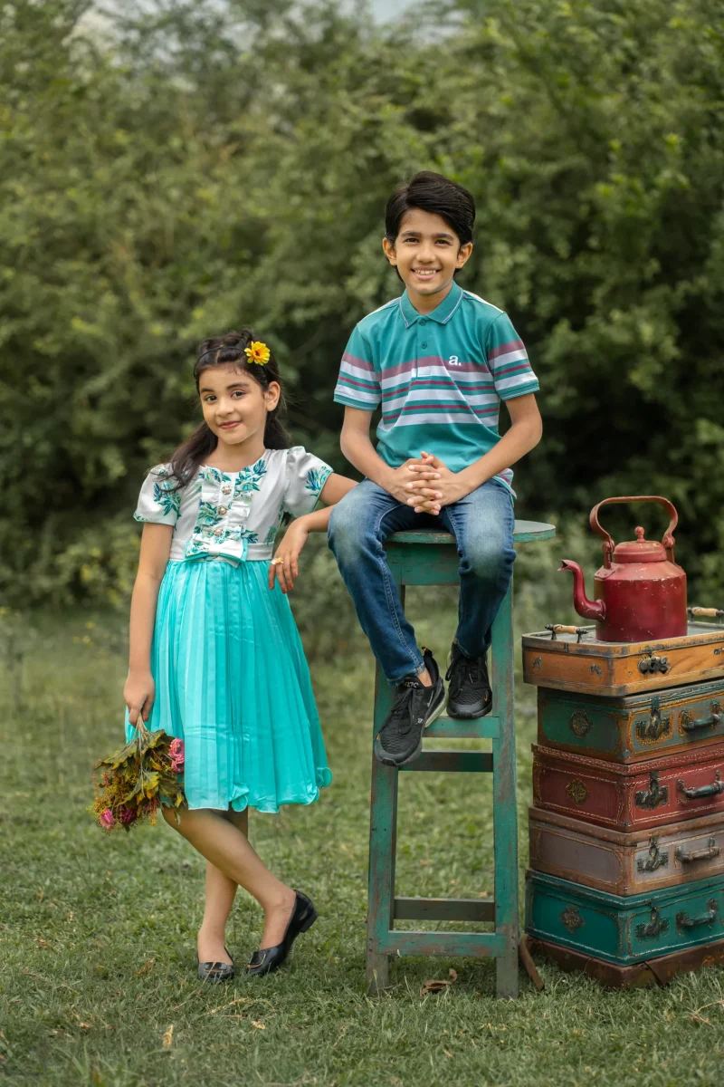 Junior Boys Polo T-Shirt & Junior Girls Frock
