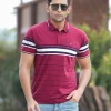 Stripe Polo T-Shirt