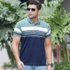 Stripe Polo T-Shirt