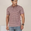 Stripe Polo T-Shirt