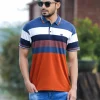Stripe Polo T-Shirt