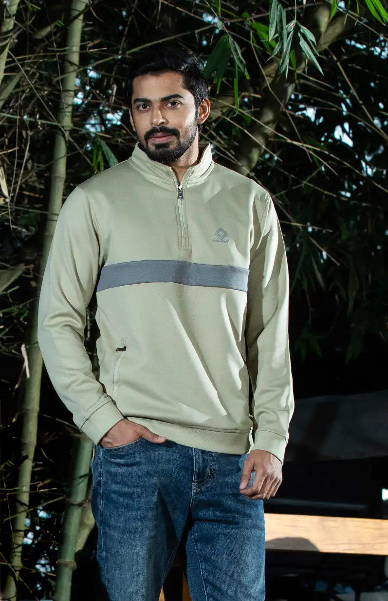 Discount Product (Half Zipper Jacket)