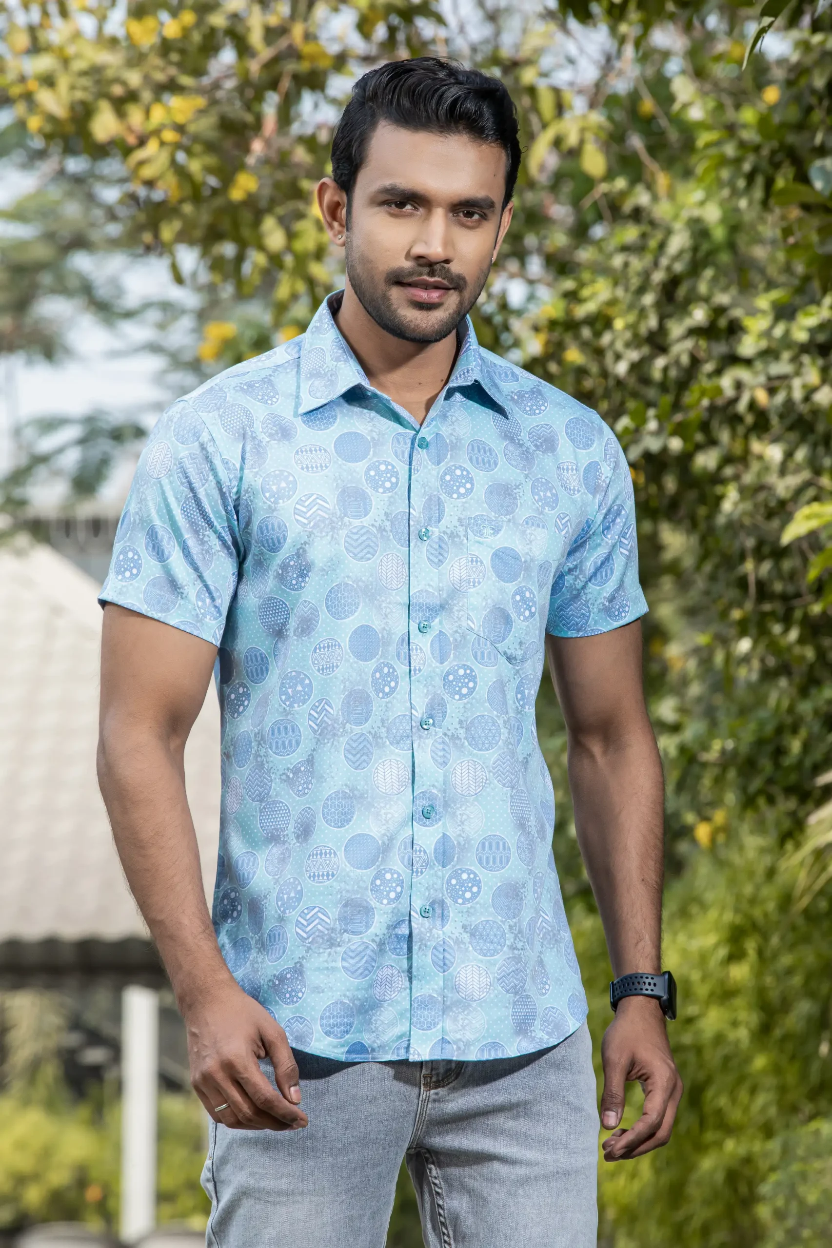 Formal Fit Half Shirt