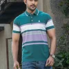 Stripe Polo T-Shirt