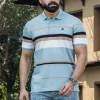 Stripe Polo T-Shirt