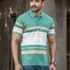 Stripe Polo T-Shirt