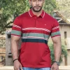 Stripe Polo T-Shirt