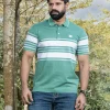 Stripe Polo T-Shirt