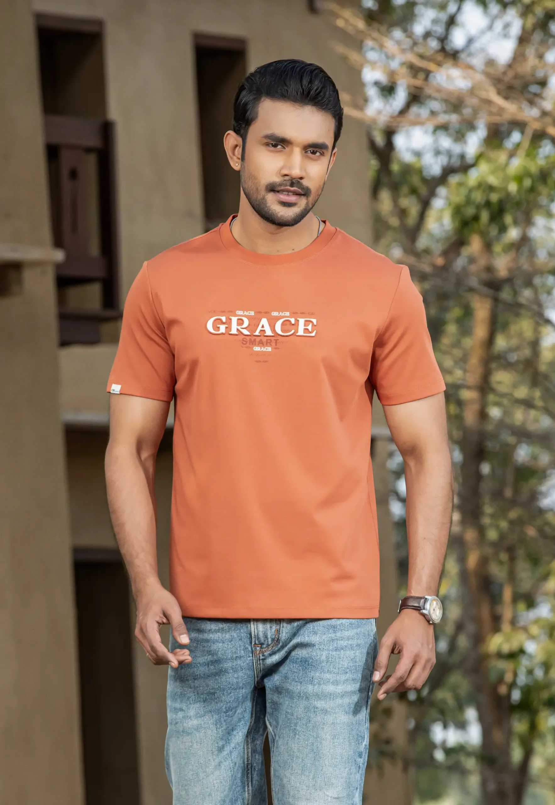 Foreign Printed T-Shirt