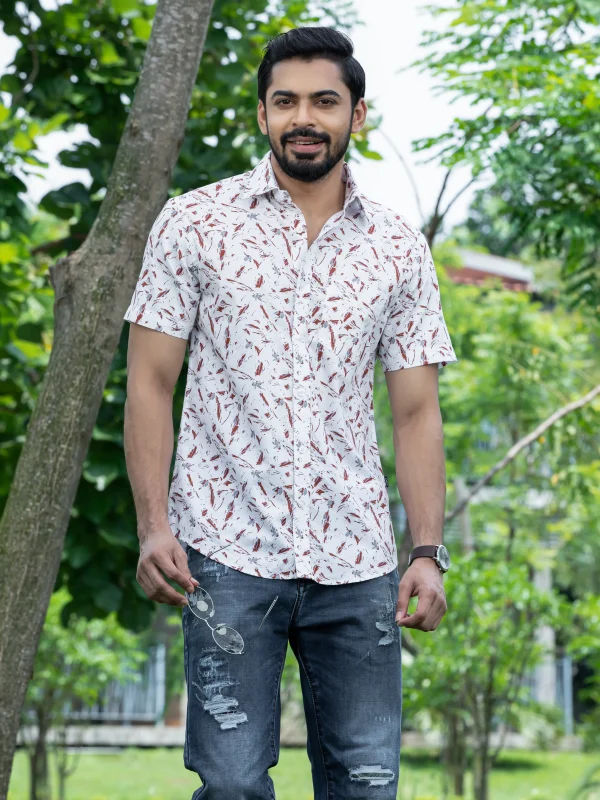 Formal Fit Half Shirt