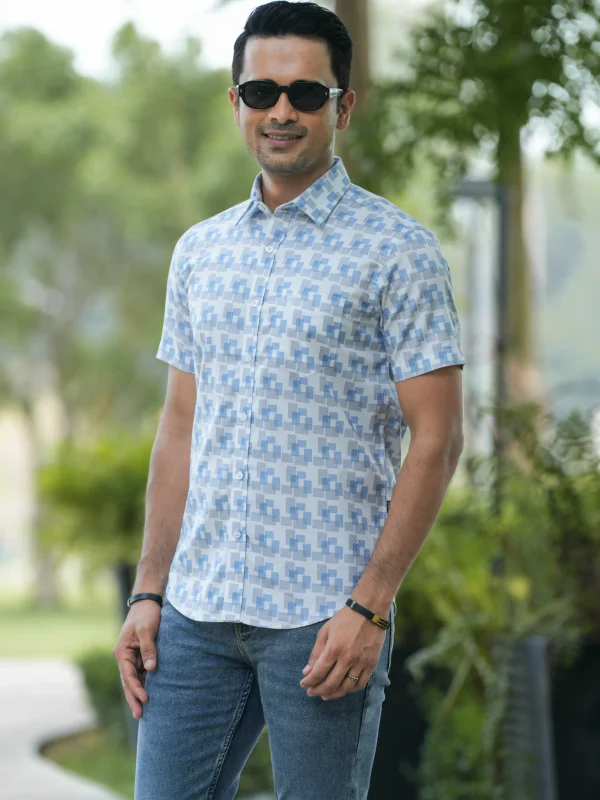 Formal Fit Half Shirt