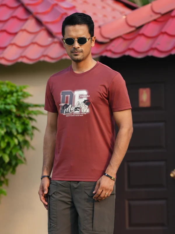 Foreign Printed T-Shirt