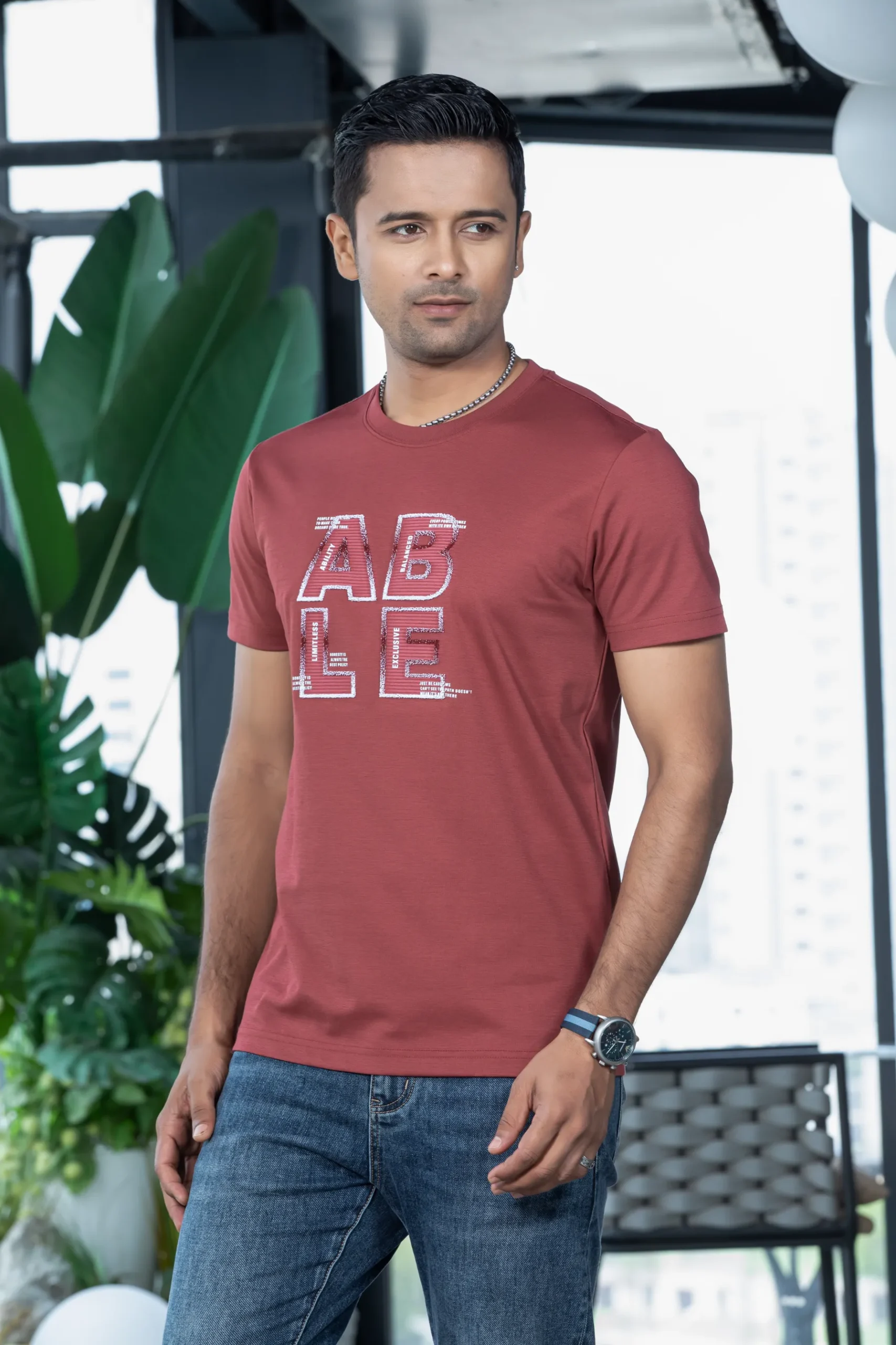 Foreign Printed T-Shirt