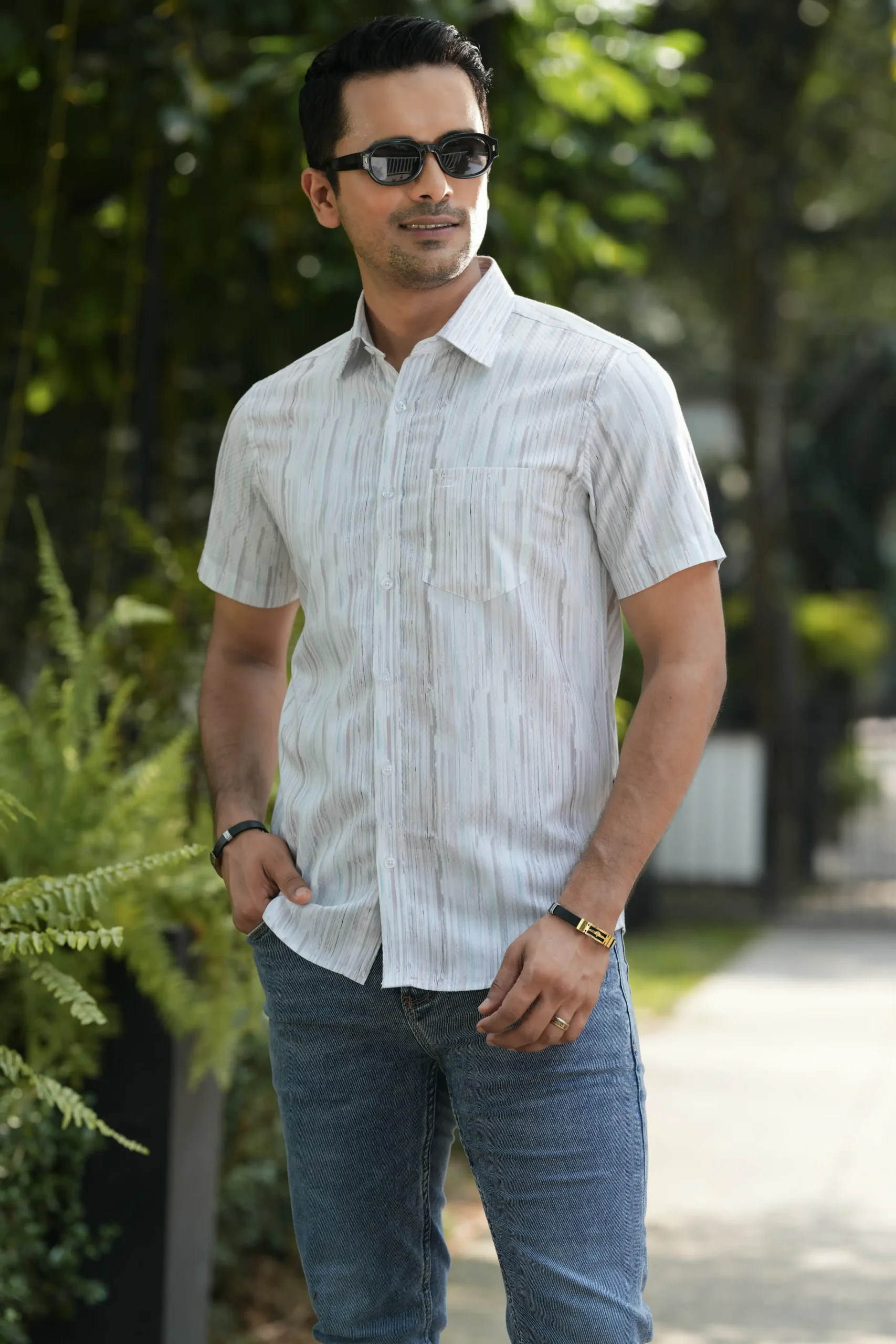 Formal Fit Half Shirt