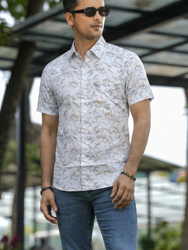 Formal Fit Half Shirt