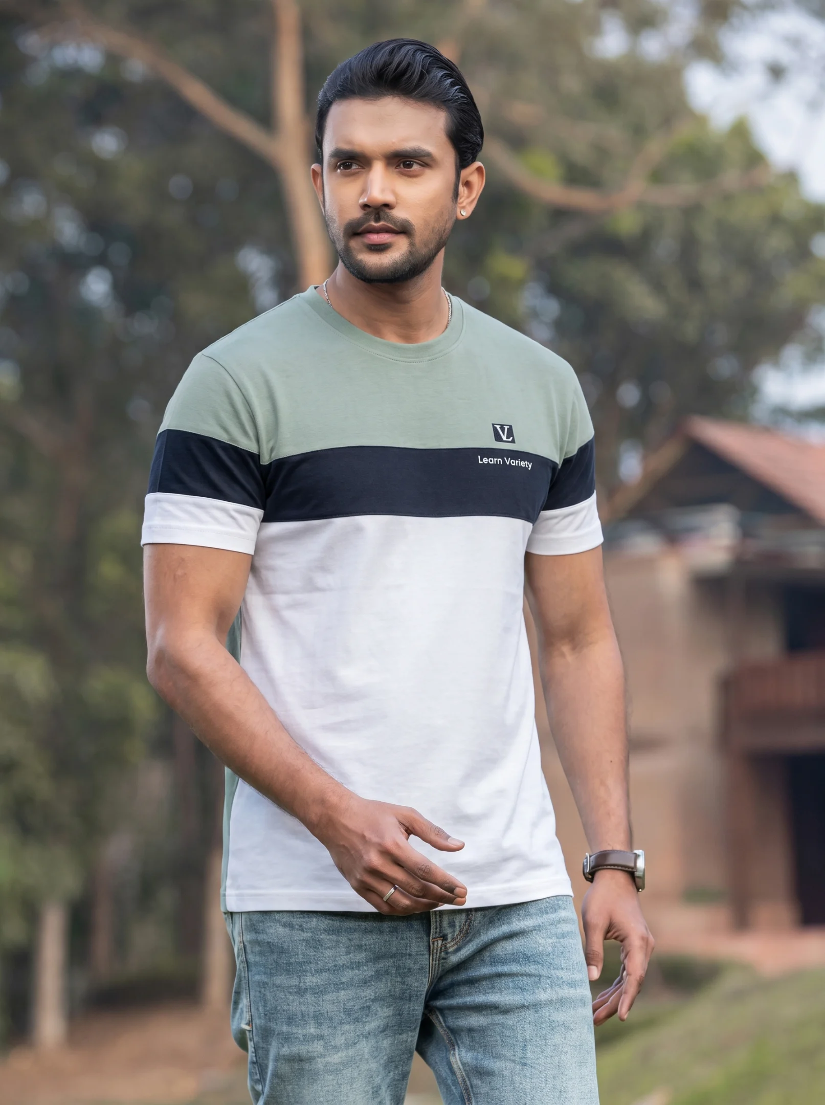 Foreign Printed T-Shirt
