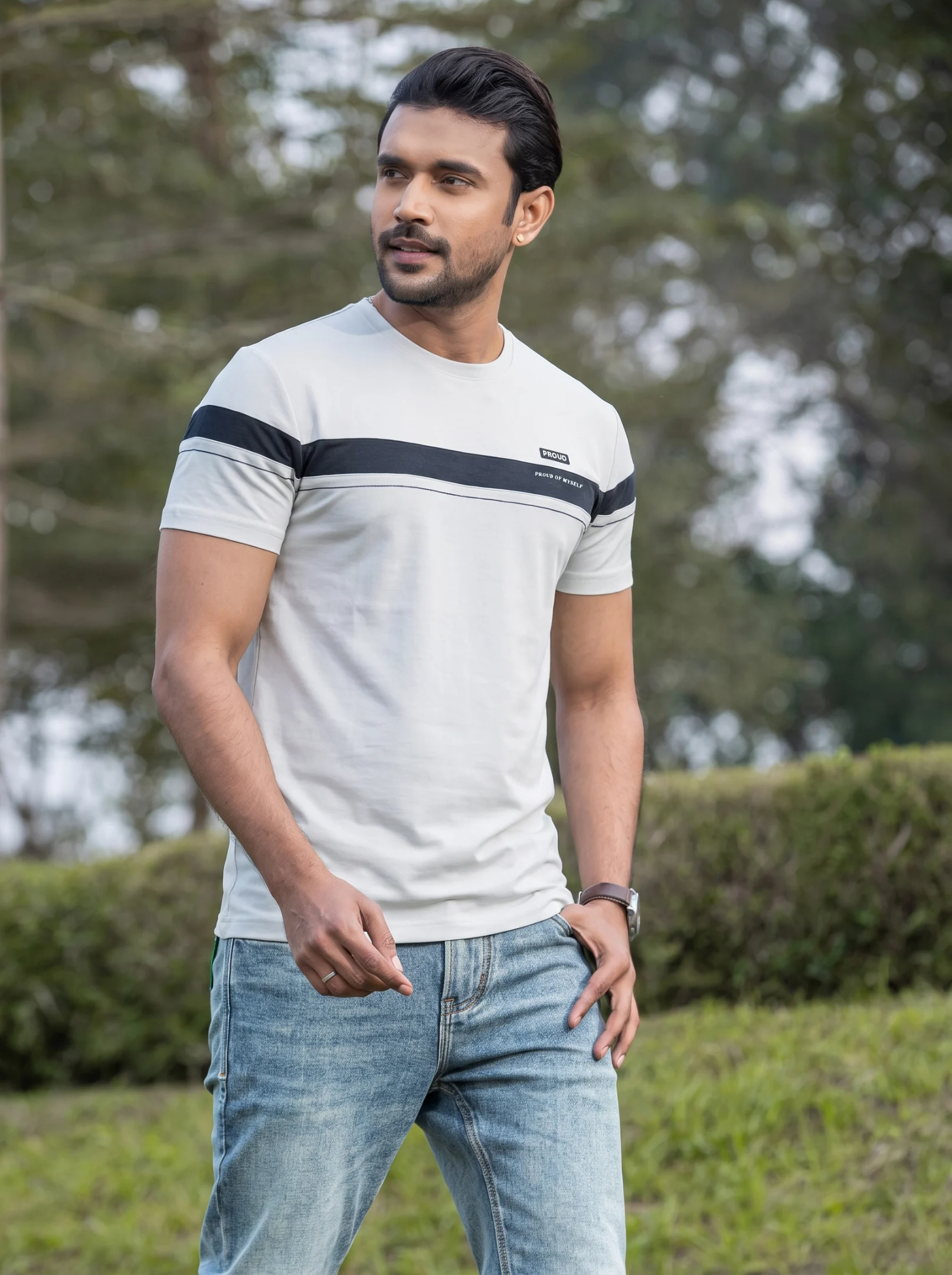 Foreign Printed T-Shirt