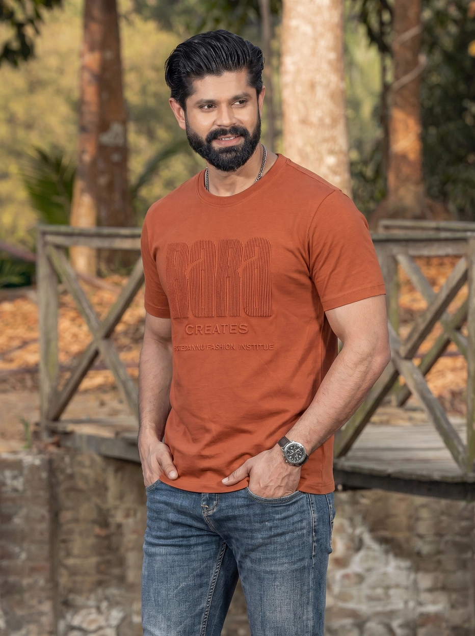 Foreign Printed T-Shirt